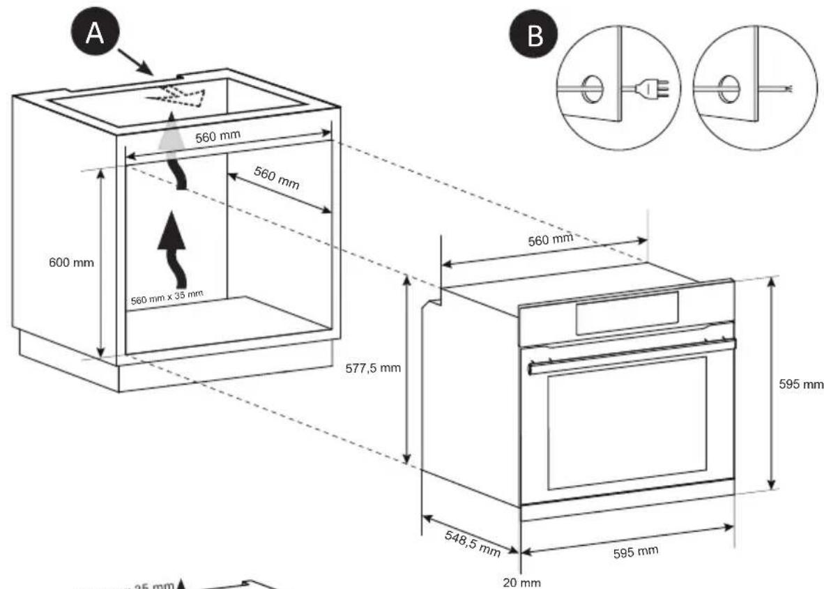 CANDY FIDC X265 - Telepítés - 1