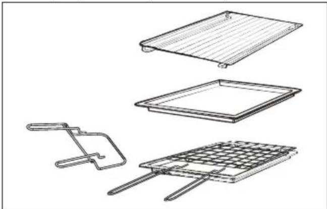 CANDY FIDC X265 - Grill Serpenyő Keszlet (csak ha van) - 1