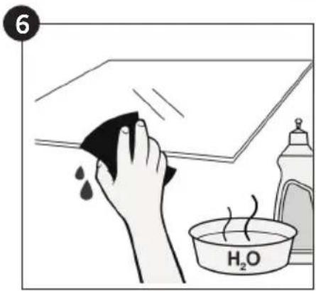 CANDY FIDC X265 - Démontage et nettoyage des supports lateraux - 6