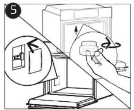 CANDY FIDC X265 - Auswechseln der Gluhbirne (je nach Modell) - 5