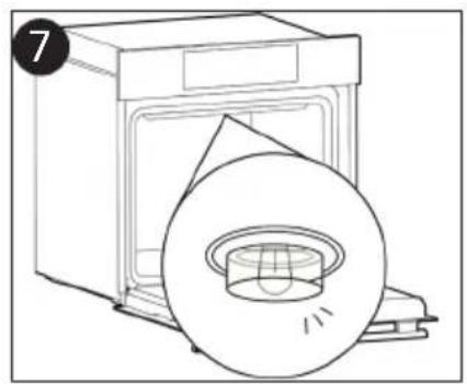 CANDY FIDC X265 - Byte av glödlampa (Beroende på ugnsmodell.) - 7