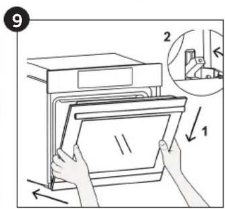 CANDY FIDC X265 - Aφαρεστε καικαθαρίσε τη γυαλινη πόρτα (εξαρτάται από το μοντέλο) - 9