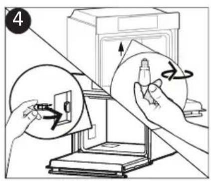 CANDY FIDC X265 - Lampun vaihto (Unimallista riippuen.) - 4