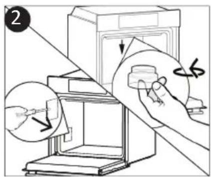 CANDY FIDC X265 - Lemputes keitimas (priklauso nuo modelio) - 2