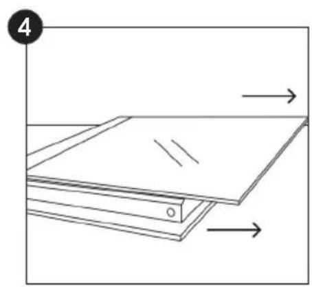 CANDY FIDC X265 - Aφαρεστε καικαθαρίσε τη γυαλινη πόρτα (εξαρτάται από το μοντέλο) - 4