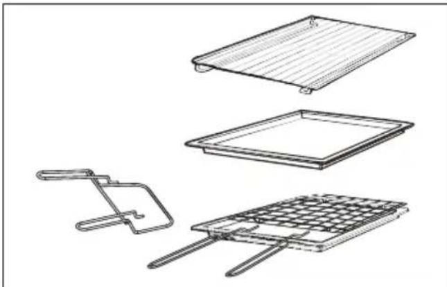 CANDY FIDC X265 - Grill pan set (only if present) - 1