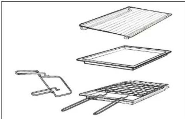 CANDY FCM856B - Grill pan set (only if present) - 1