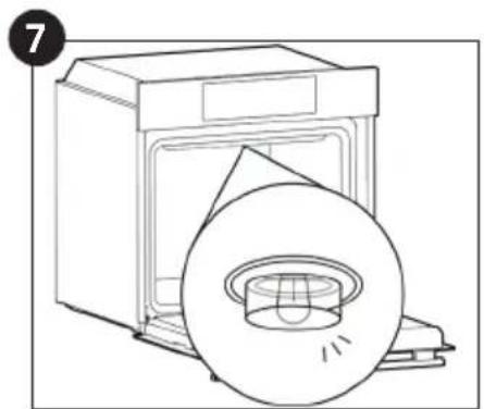 CANDY FCM856B - Changing the Bulb (depends on model) - 7