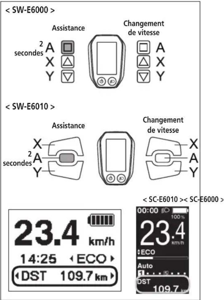 SHIMANO SMDUE60A - Effacement de la distance parcourue - 1