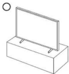 SAMSUNG QE65LS03BAUXXC - Säkerhetsföreskrifter vid installation av TV med stativ - 1