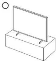 SAMSUNG QE65LS03BAUXXC - Huomioitavaa, kun televisio asennetaan jalustan kanssa - 1