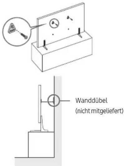 SAMSUNG QE65LS03BAUXXC - Verwenden des Kippschutzes - 1