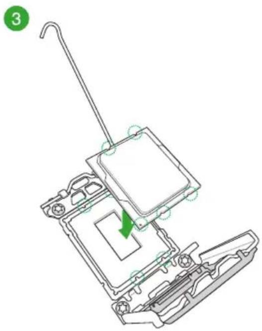 ASUS Prime B660MA WIFI D4 - Installer le processeur - 3