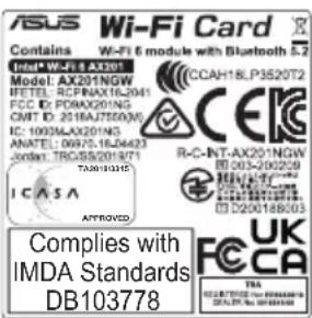 ASUS Prime B660MA WIFI D4 - Déclaration simplifiée de conformité de l'UE - 1