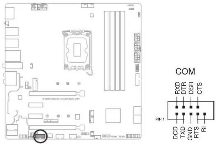 ASUS ROG STRIX B660G Gaming WIFI - シリアルポートヘッダー - 1