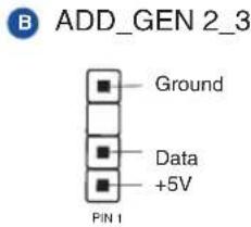 ADD_GEN 2_3 Ground Data +5V PIN 1