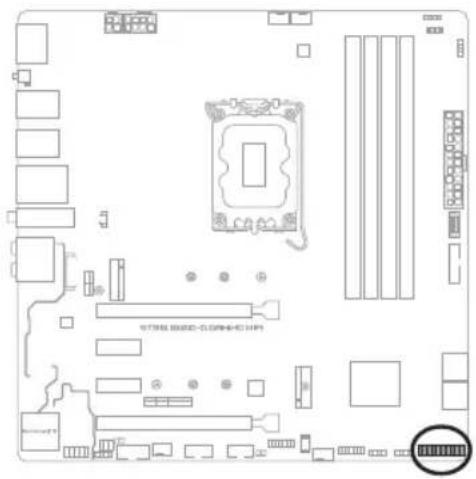 ASUS ROG STRIX B660G Gaming WIFI - システムパネルヘッダー - 1
