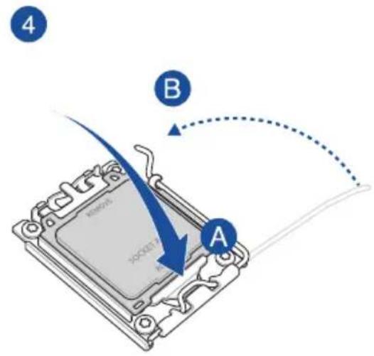 ASUS ROG STRIX X670EF Gaming WIFI - CPUを取り付ける - 7