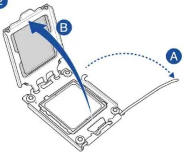 ASUS ROG STRIX X670EF Gaming WIFI - CPUを取り付ける - 4