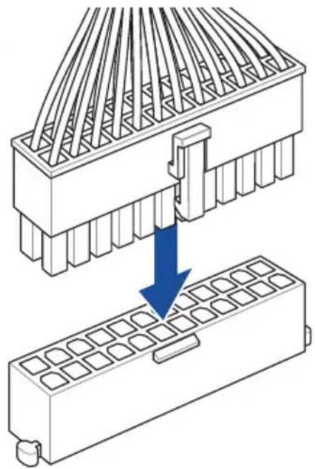 ASUS ROG STRIX X670EF Gaming WIFI - 電源を取り付uting - 1
