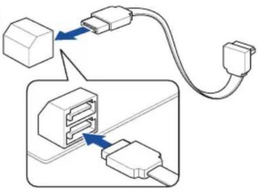 ASUS ROG STRIX X670EF Gaming WIFI - SATA ダイスを取り付ける - 2