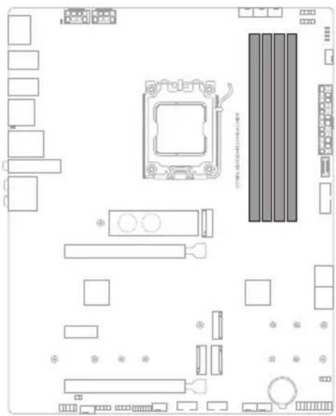 ASUS ROG STRIX X670EA Gaming WIFI - メモリース ロット - 1