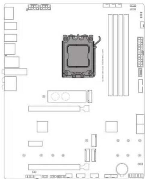 ASUS ROG STRIX X670EA Gaming WIFI - CPUソケット - 1