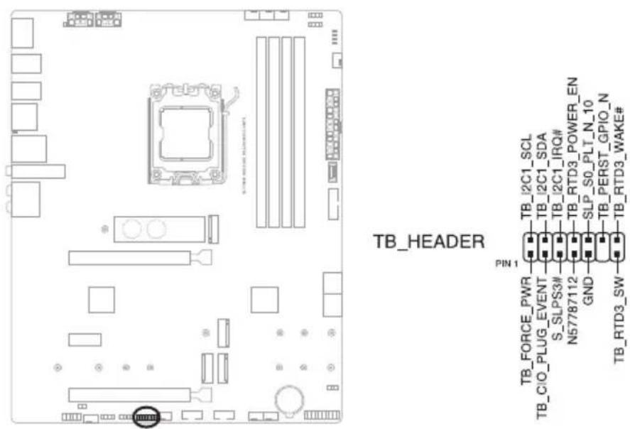 TB_HEADER PIN 1 TB_12C1_SCL TB_12C1_SDA TB_12C1_IRQ# TB_RTD3_POWER_EN SLP_S0_PLT_N_10 TB_PERST_GPIO_N TB_RTD3_WAKE#