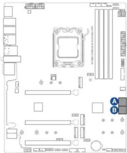 ASUS ROG STRIX B650EE Gaming WIFI - SATA 6 Gb/s ポート - 1