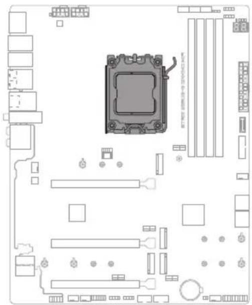 ASUS ROG STRIX B650EE Gaming WIFI - CPUソケット - 1