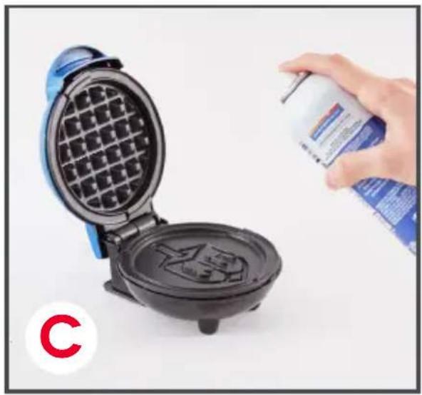 Dash Dreidel Mini DMWD001NM - USING YOUR MINI WAFFLE MAKER - 1