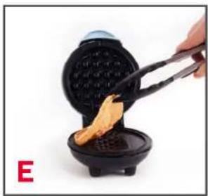Dash Pineapple Mini DMWA100PP - USING YOUR MINI WAFFLE MAKER CLEANING &amp; MAINTENANCE - 1