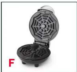 Dash Spider Web Mini DMWW001SW - USING YOUR MINI WAFFLE MAKER CLEANING & MAINTENANCE - 2