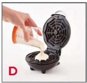 Dash Spider Web Mini DMWW001SW - USING YOUR MINI WAFFLE MAKER USING YOUR MINI WAFFLE MAKER - 4
