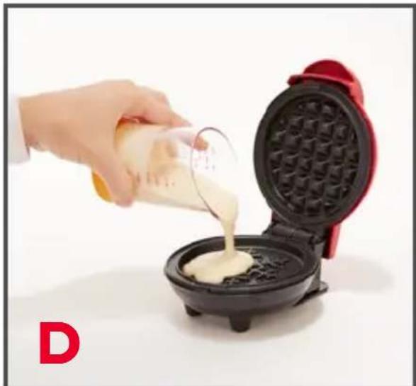 Dash Snowflake Mini DMF001BM - USING YOUR MINI MAKER WAFFLE - 2