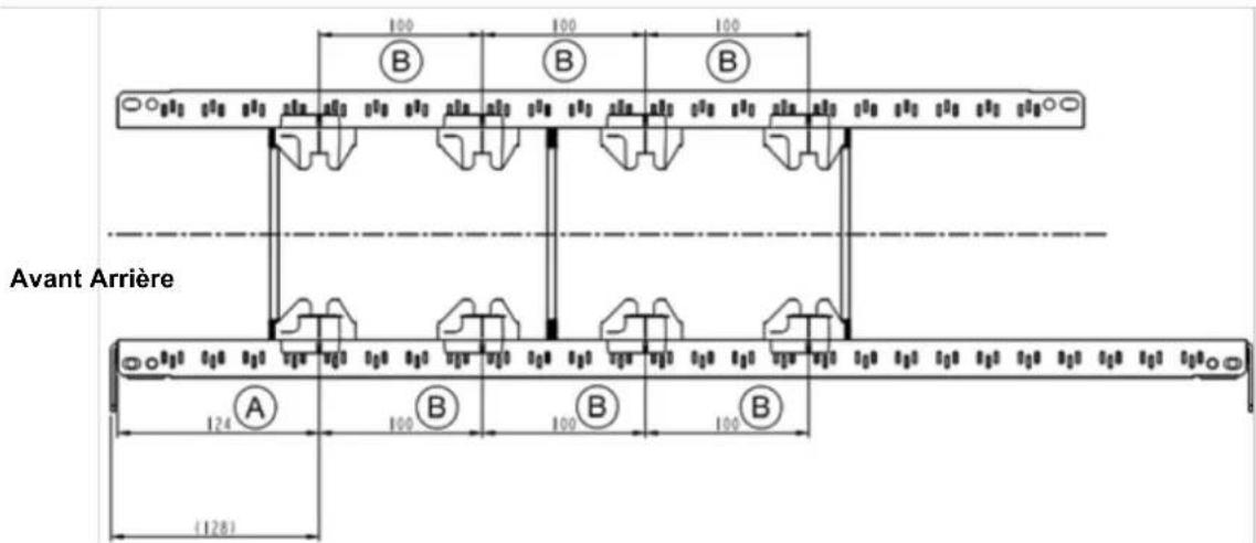 HAGER FN207E - Positionnement du jeu de barres - 3
