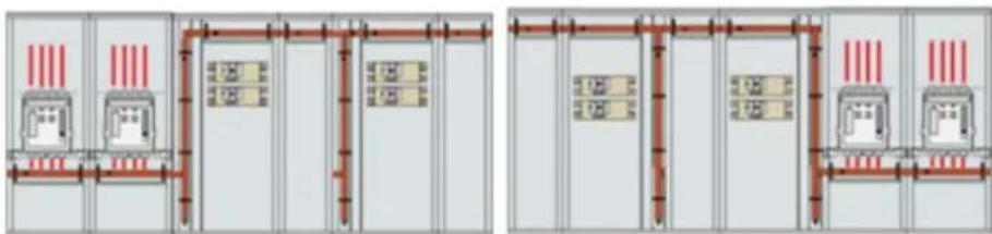 HAGER FN207E - Plusieurs sources entrantes sur un jeu de barres ordinaires - 2