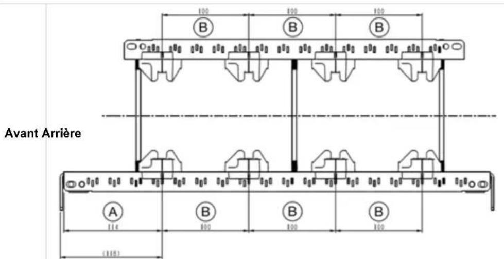 HAGER FN207E - Positionnement du jeu de barres - 2