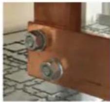 HAGER FN207E - Pour les yeux de barres, il existe plusieurs possibilités à prendre en compte : - 2