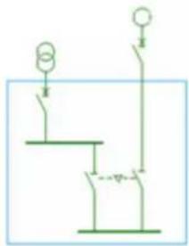 HAGER FN207E - Appareil d'arrivée principal >630 a depuis le transformateur et alimentation de secours par inverseur de source (ATS) - 1