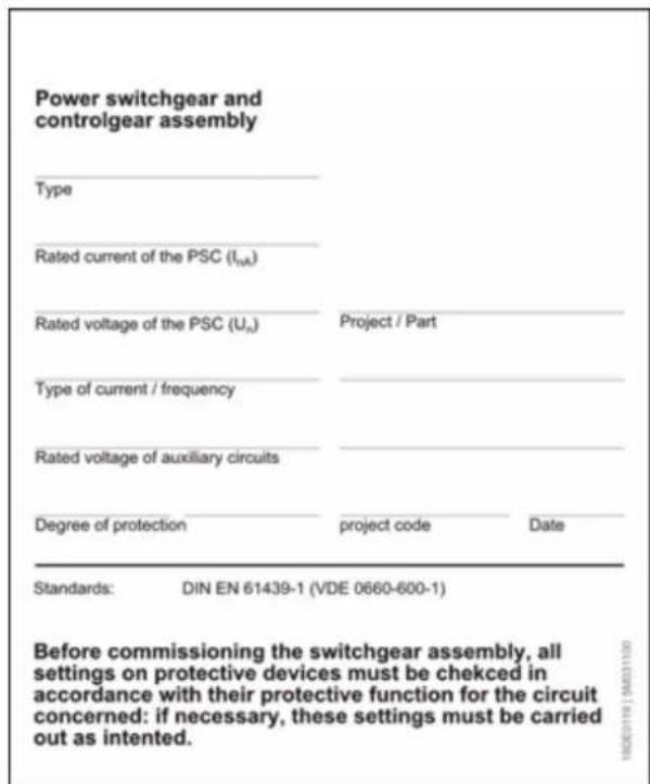 HAGER FN207E - Plaque type supplémentaire du fabricant de l'appareillage - 1