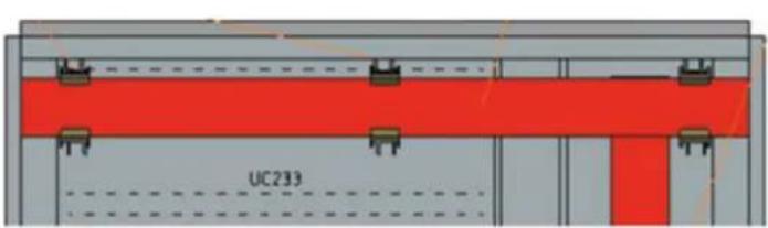 HAGER FN207E - Pour les yeux de barres, il existe plusieurs possibilités à prendre en compte : - 1