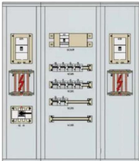 HAGER FN207E - Appareils d'arrivée principaux ≤ 630 a - 1