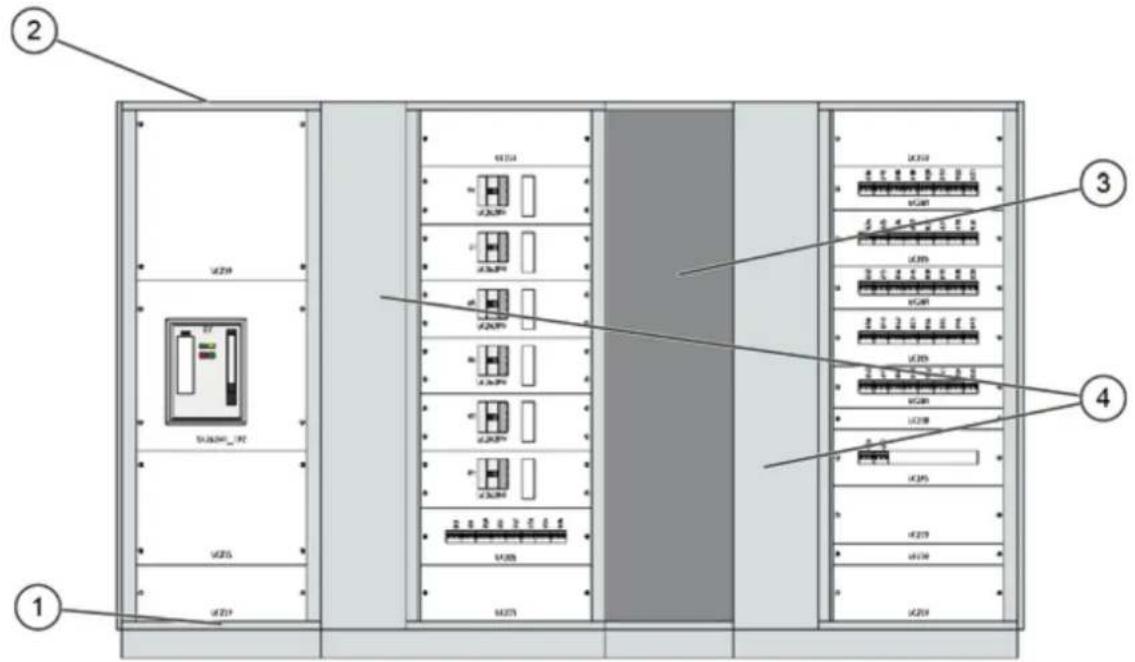 HAGER FN207E - IP55 avec alimentation électrique par le bas - 1