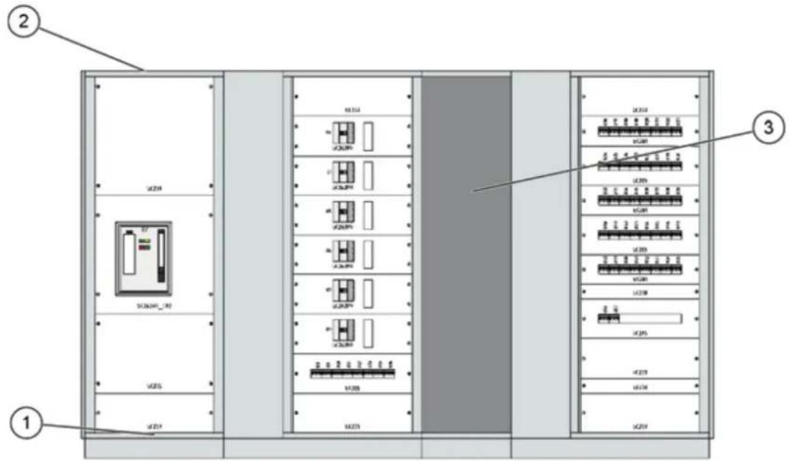 HAGER FN207E - IP55 avec alimentation électrique par le haut - 1
