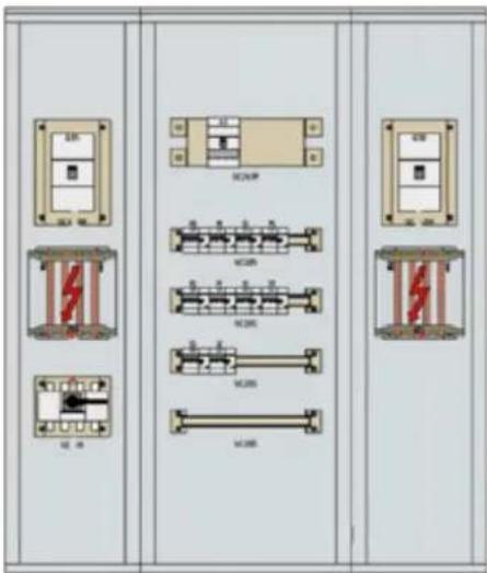 HAGER FN376E - Appareils d'arrivée principaux ≤ 630 a - 1