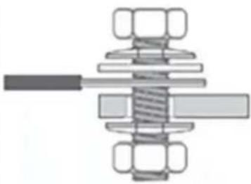 HAGER FN376E - Jeux de barres et vis à tête marteau en aluminium - 2