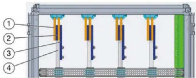 HAGER FN376E - Connexion entre le jeu de barres principal en cuivre et le jeu de barres de distribution en aluminium - 2