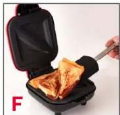 Dash Pocket Sandwich Maker DPM200GBAQ06 - USING YOUR POCKET SANDWICH MAKER - 4