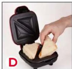 Dash Pocket Sandwich Maker DPM200GBAQ06 - USING YOUR POCKET SANDWICH MAKER - 2